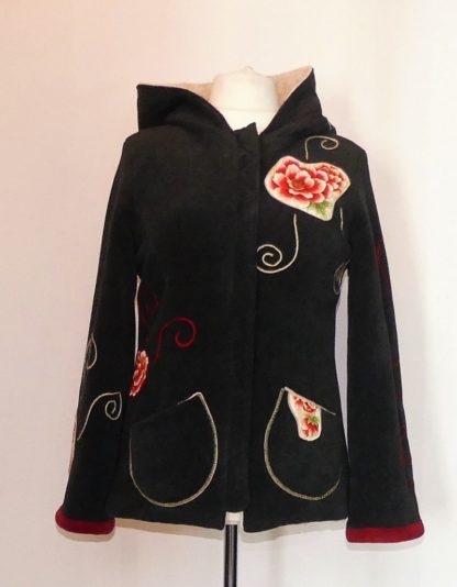 Veste princesse lutin anthracite et miky beige T40