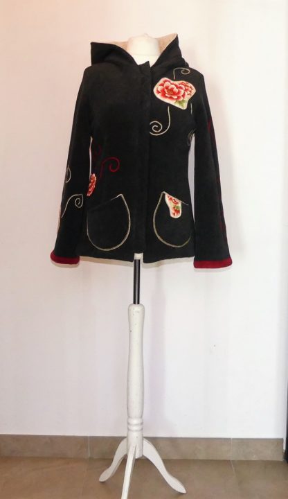 Veste princesse lutin anthracite et miky beige T40 – Image 3
