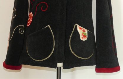 Veste princesse lutin anthracite et miky beige T40 – Image 4