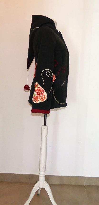 Veste princesse lutin anthracite et miky beige T40 – Image 6