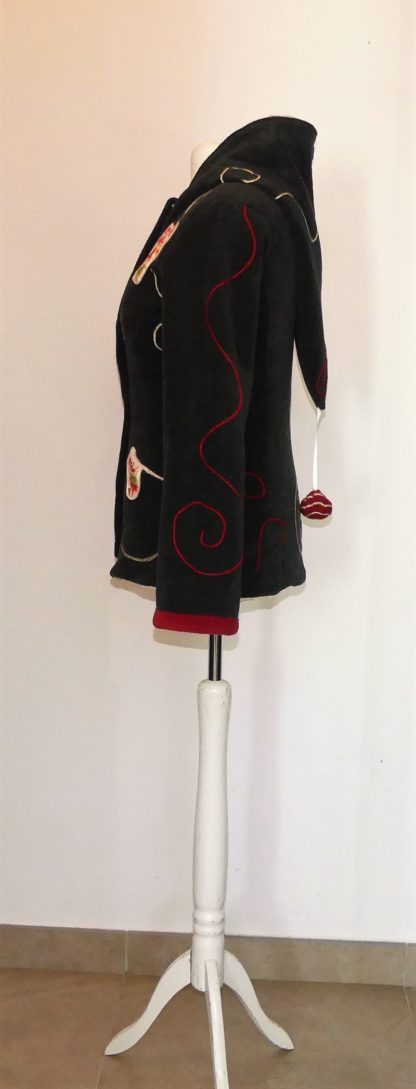 Veste princesse lutin anthracite et miky beige T40 – Image 8