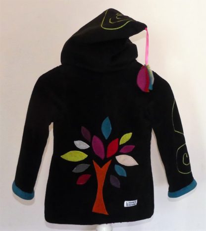 Veste polaire lutin noir et pulpe + arbre de vie – Image 4