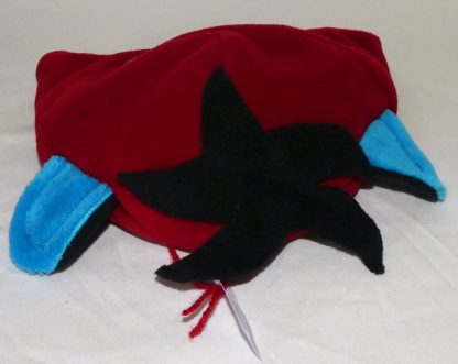 Bonnet en polaire velours rouge Taille 2/3 ans – Image 5