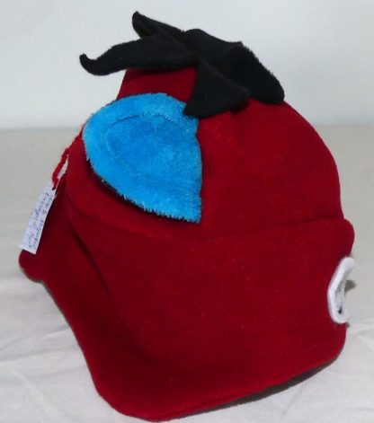 Bonnet en polaire velours rouge Taille 2/3 ans – Image 2