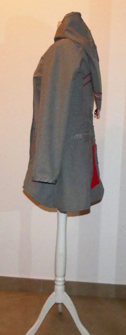 Veste princesse lutin en Softshell gris clair chiné et pulpe T44/46 – Image 6