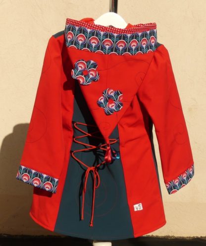 Veste lutin bi-color déperlante en sofsthell