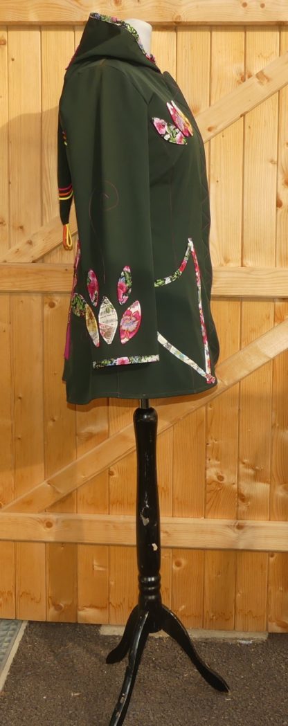 Veste princesse lutin en softshell vert sapin T 42/44 – Image 3