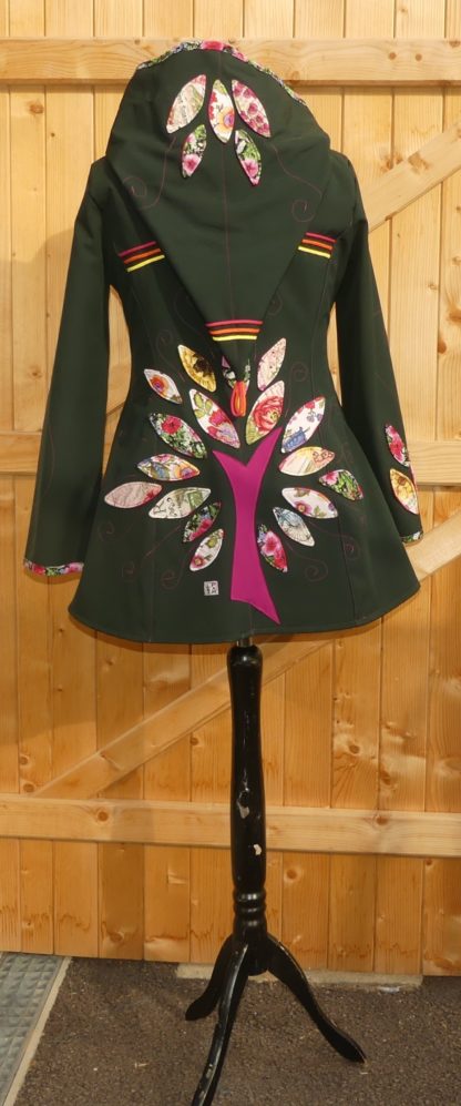 Veste princesse lutin en softshell vert sapin T 42/44